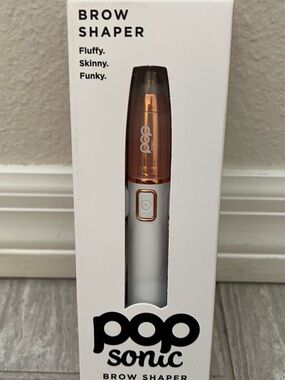 Pop Sonic White and Rose Gold Brow Shaper